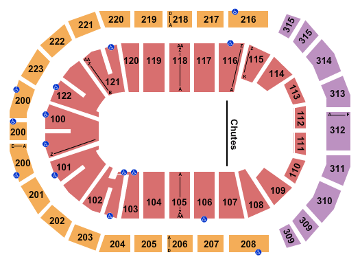 Gas South Arena PBR Seating Chart